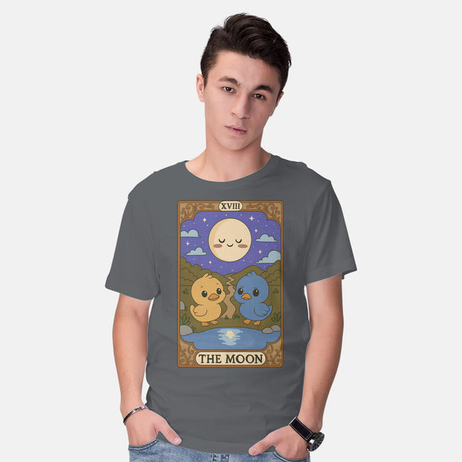 Duck Tarot The Moon-Mens-Basic-Tee-Loobs