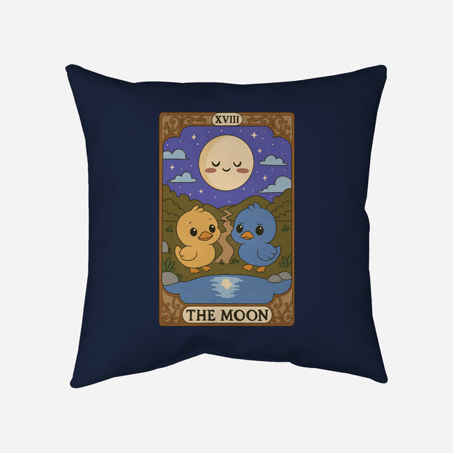 Duck Tarot The Moon-None-Removable Cover w Insert-Throw Pillow-Loobs