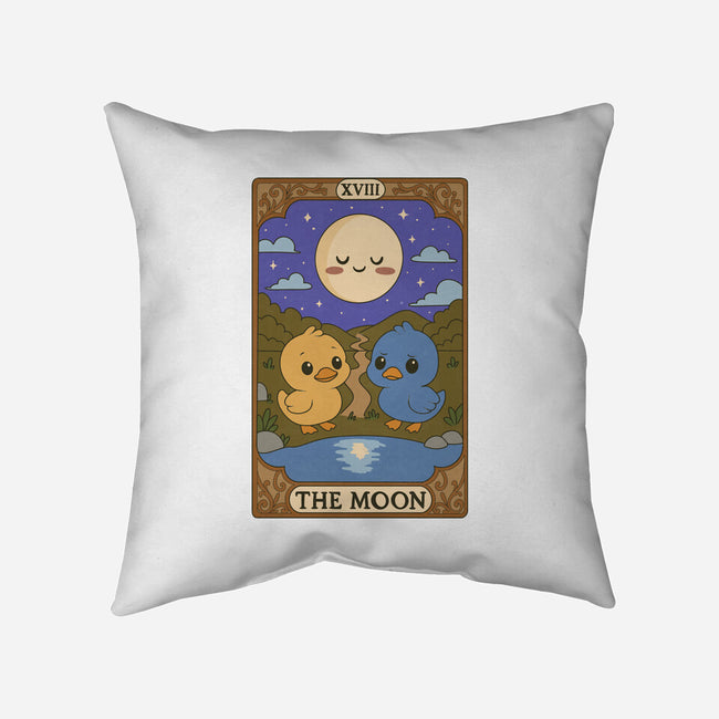 Duck Tarot The Moon-None-Removable Cover w Insert-Throw Pillow-Loobs