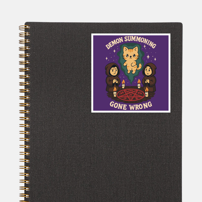 Demon Summoning Gone Wrong-None-Glossy-Sticker-Loobs