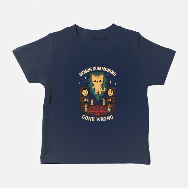 Demon Summoning Gone Wrong-Baby-Basic-Tee-Loobs