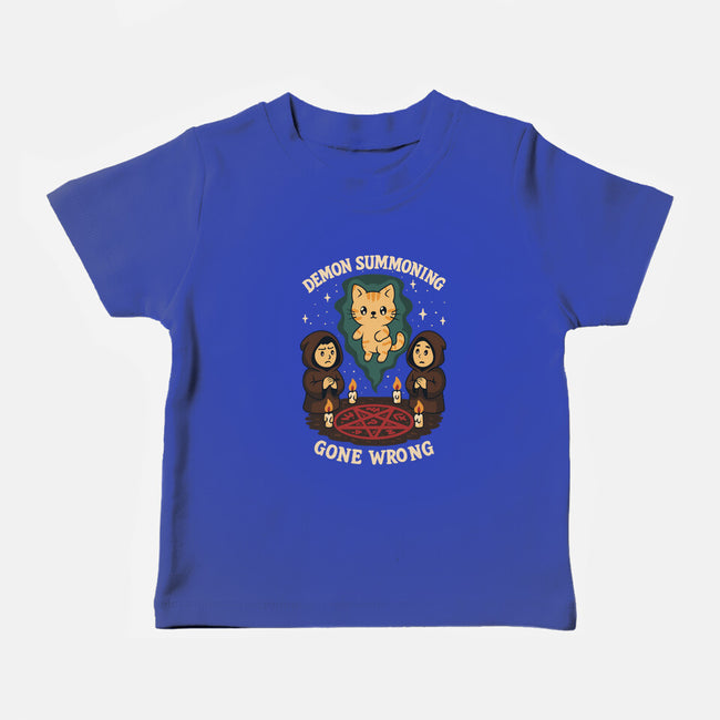 Demon Summoning Gone Wrong-Baby-Basic-Tee-Loobs