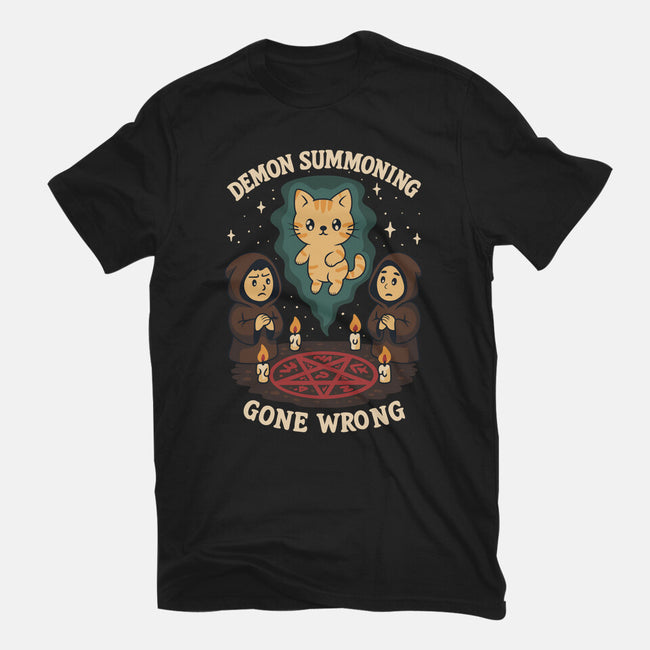 Demon Summoning Gone Wrong-Unisex-Basic-Tee-Loobs
