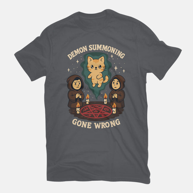 Demon Summoning Gone Wrong-Womens-Basic-Tee-Loobs
