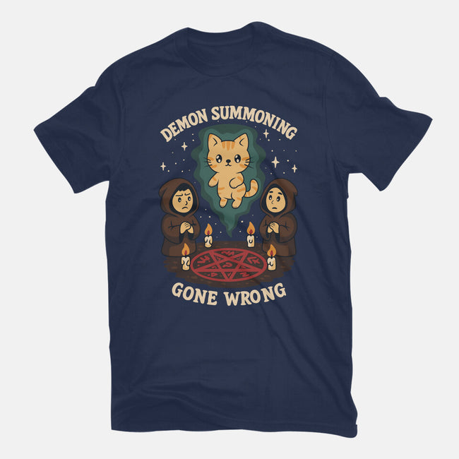 Demon Summoning Gone Wrong-Unisex-Basic-Tee-Loobs