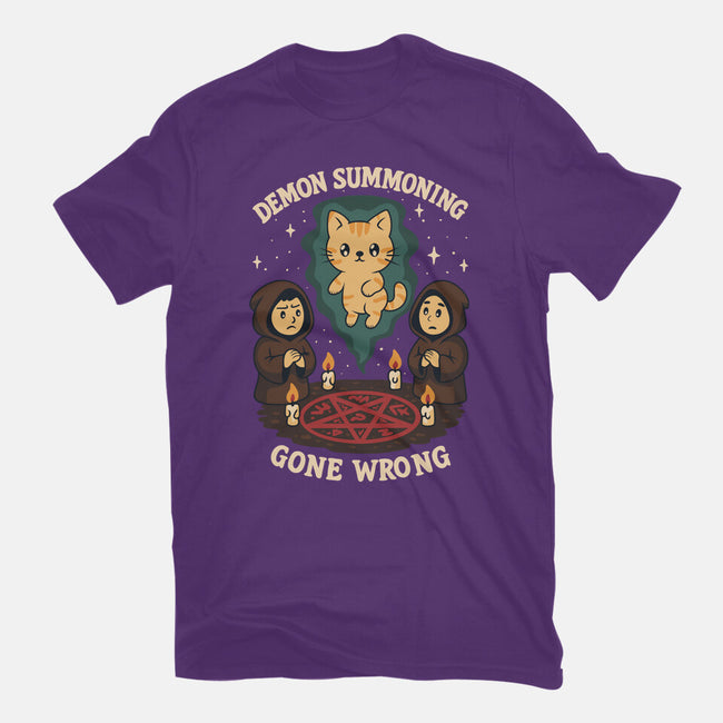 Demon Summoning Gone Wrong-Womens-Basic-Tee-Loobs