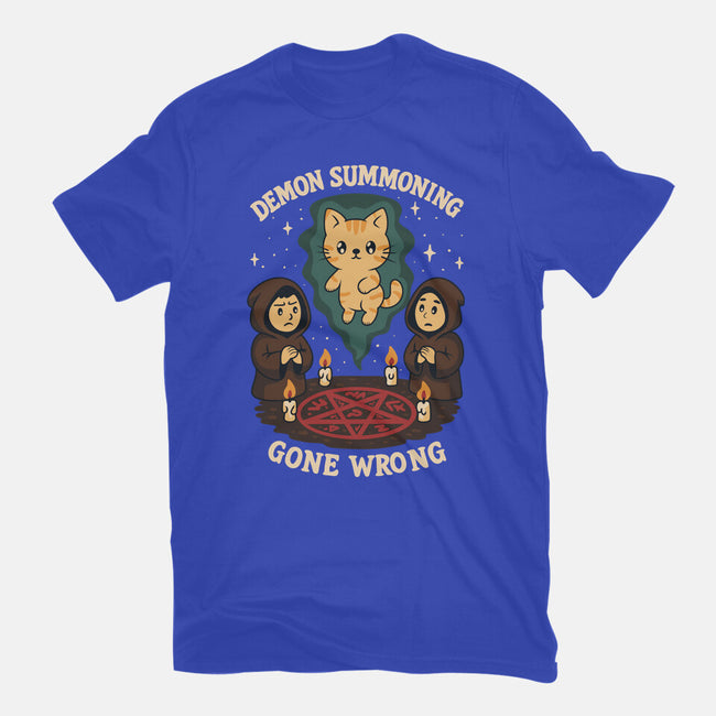 Demon Summoning Gone Wrong-Unisex-Basic-Tee-Loobs