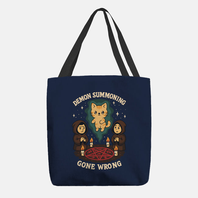 Demon Summoning Gone Wrong-None-Basic Tote-Bag-Loobs