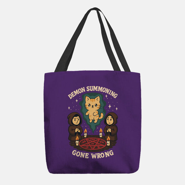 Demon Summoning Gone Wrong-None-Basic Tote-Bag-Loobs