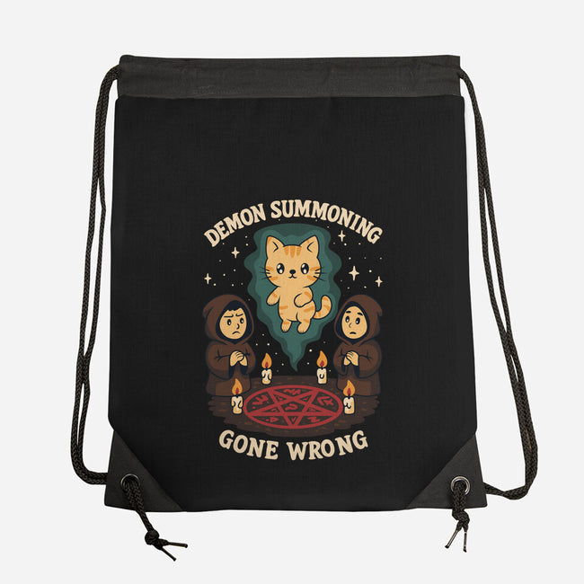 Demon Summoning Gone Wrong-None-Drawstring-Bag-Loobs
