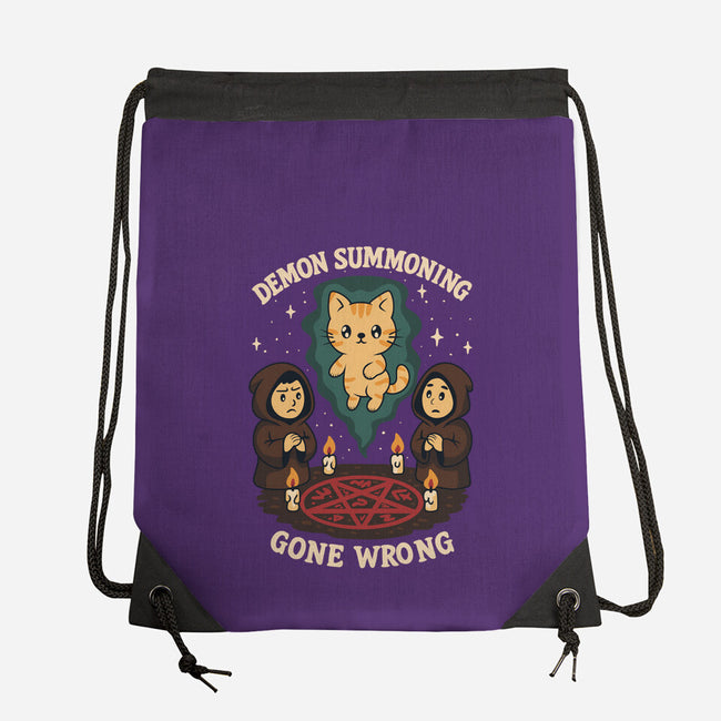 Demon Summoning Gone Wrong-None-Drawstring-Bag-Loobs
