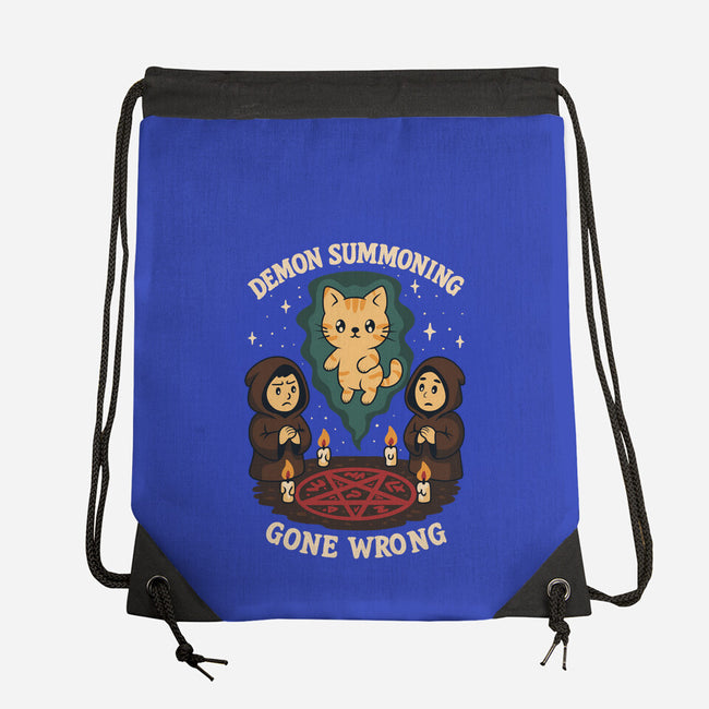 Demon Summoning Gone Wrong-None-Drawstring-Bag-Loobs