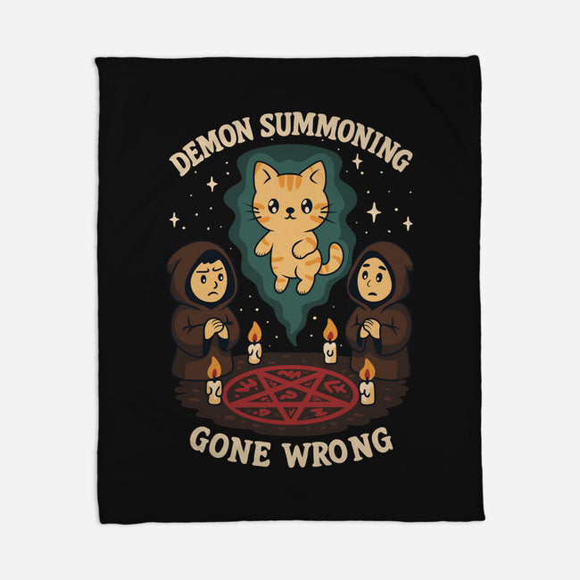Demon Summoning Gone Wrong-None-Fleece-Blanket-Loobs