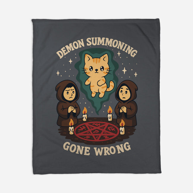 Demon Summoning Gone Wrong-None-Fleece-Blanket-Loobs