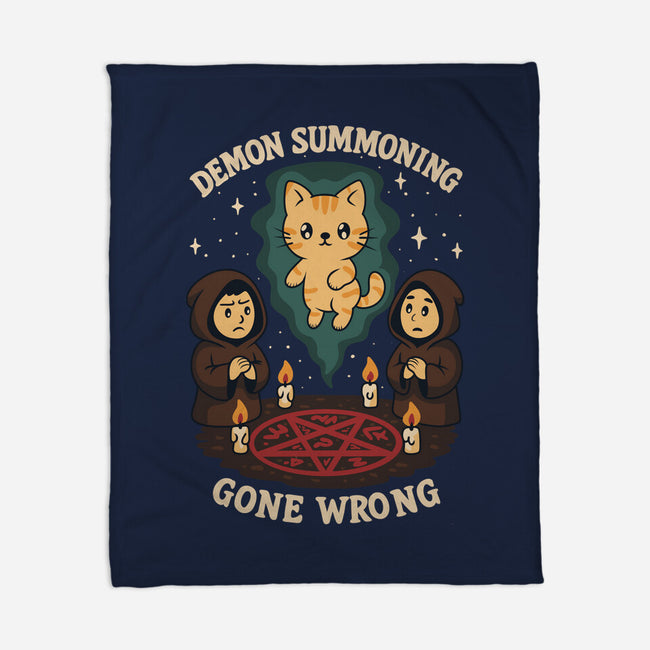 Demon Summoning Gone Wrong-None-Fleece-Blanket-Loobs