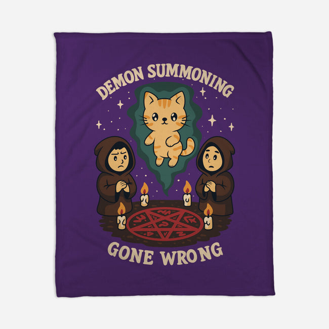 Demon Summoning Gone Wrong-None-Fleece-Blanket-Loobs