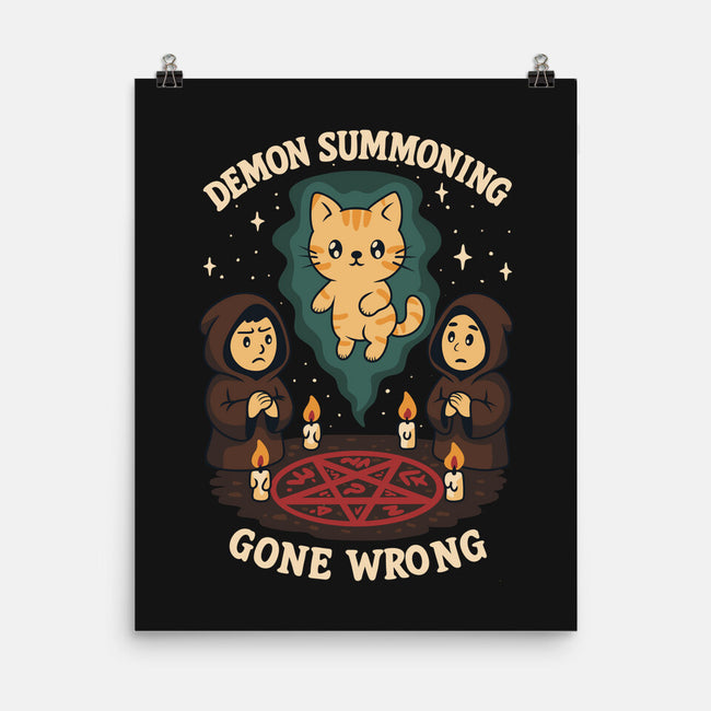 Demon Summoning Gone Wrong-None-Matte-Poster-Loobs