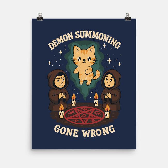 Demon Summoning Gone Wrong-None-Matte-Poster-Loobs