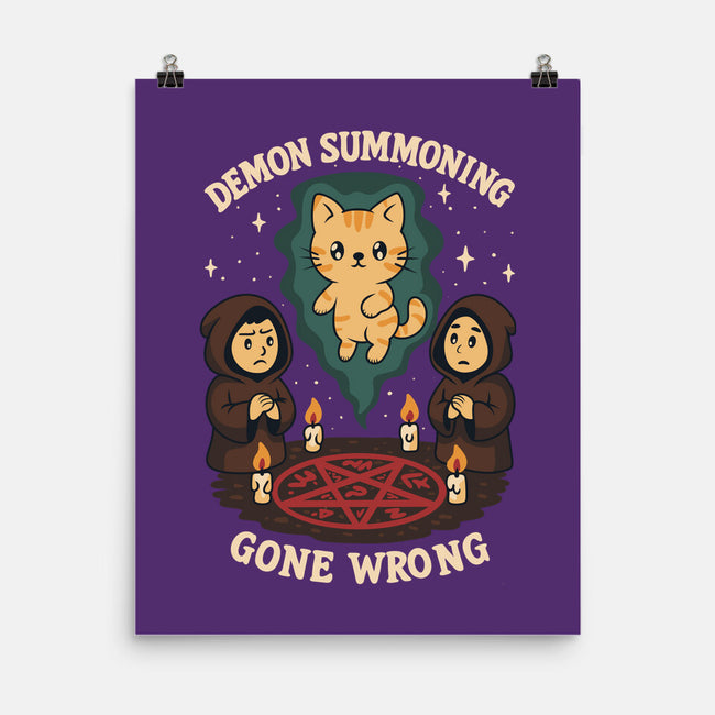 Demon Summoning Gone Wrong-None-Matte-Poster-Loobs