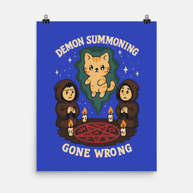 Demon Summoning Gone Wrong-None-Matte-Poster-Loobs