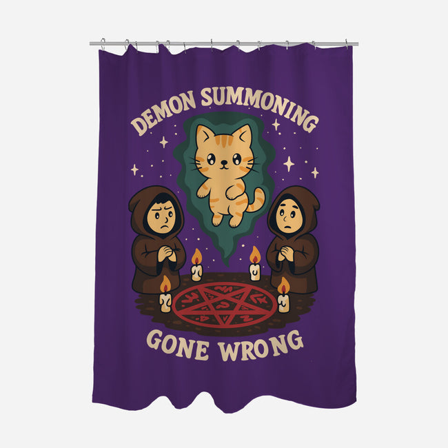 Demon Summoning Gone Wrong-None-Polyester-Shower Curtain-Loobs