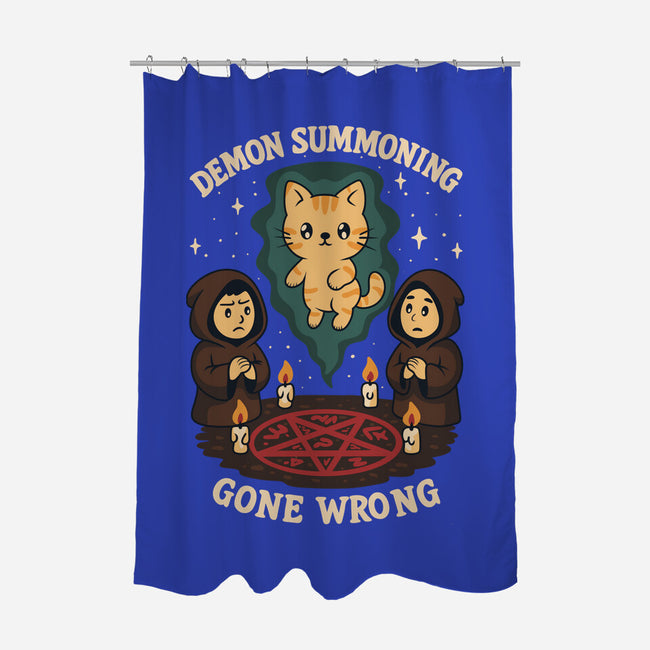 Demon Summoning Gone Wrong-None-Polyester-Shower Curtain-Loobs