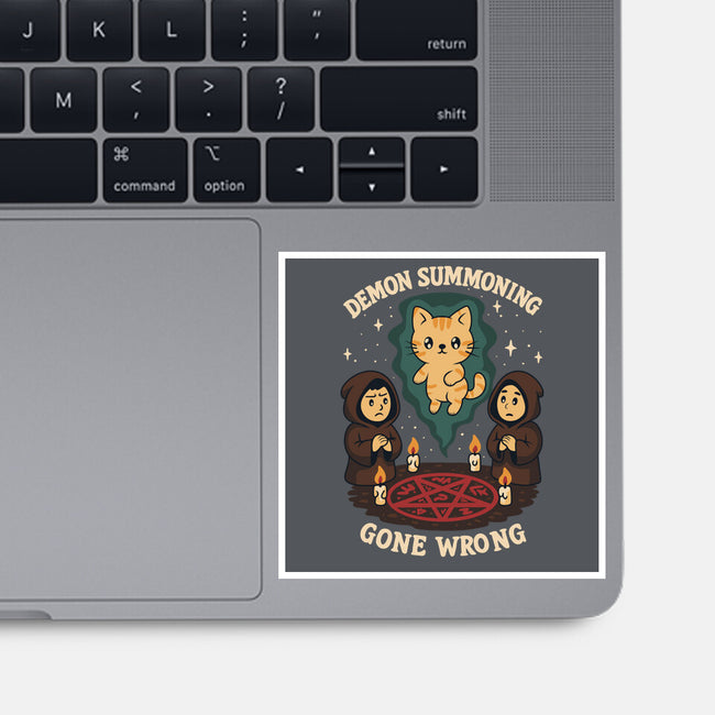 Demon Summoning Gone Wrong-None-Glossy-Sticker-Loobs