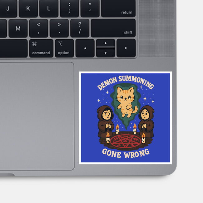 Demon Summoning Gone Wrong-None-Glossy-Sticker-Loobs