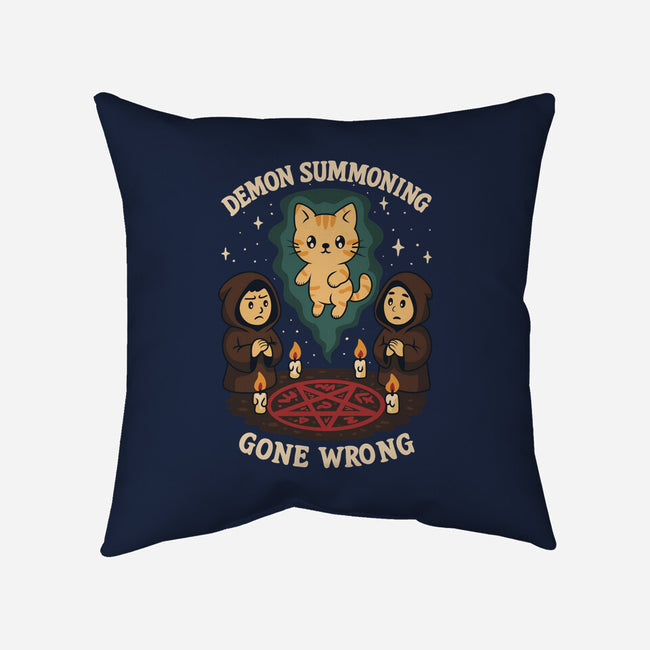 Demon Summoning Gone Wrong-None-Removable Cover w Insert-Throw Pillow-Loobs
