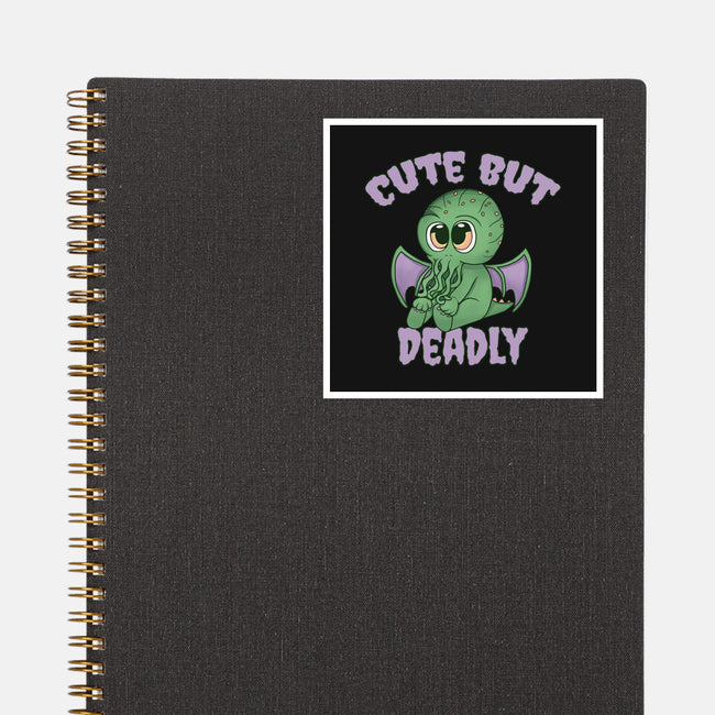 Cute But Pretty Deadly-None-Glossy-Sticker-Loobs