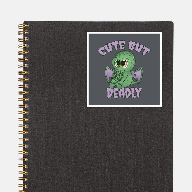 Cute But Pretty Deadly-None-Glossy-Sticker-Loobs