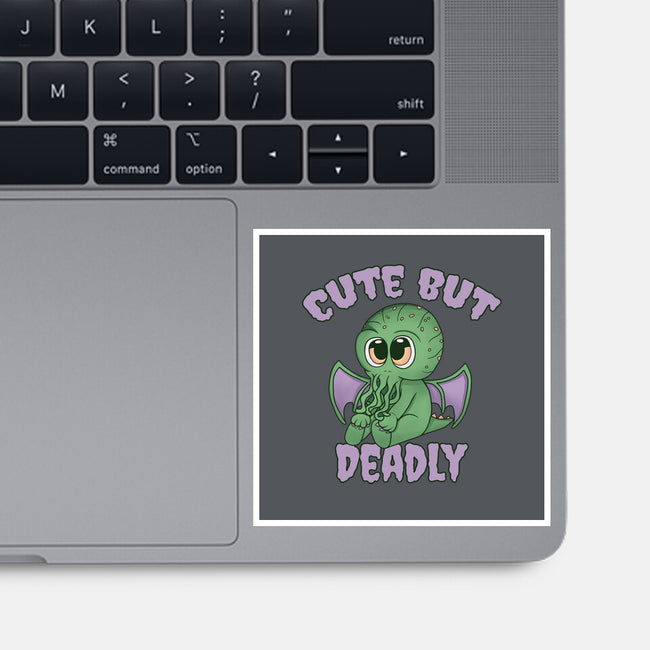 Cute But Pretty Deadly-None-Glossy-Sticker-Loobs
