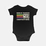 Raised By TV Corrupted By Memes-Baby-Basic-Onesie-sachpica