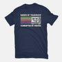 Raised By TV Corrupted By Memes-Womens-Fitted-Tee-sachpica
