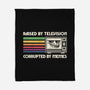 Raised By TV Corrupted By Memes-None-Fleece-Blanket-sachpica