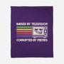 Raised By TV Corrupted By Memes-None-Fleece-Blanket-sachpica