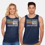 Raised By TV Corrupted By Memes-Unisex-Basic-Tank-sachpica