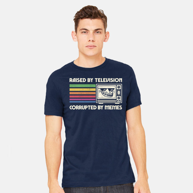 Raised By TV Corrupted By Memes-Mens-Heavyweight-Tee-sachpica