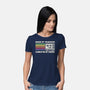 Raised By TV Corrupted By Memes-Womens-Basic-Tee-sachpica