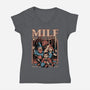 Vintage RPG Crew Joke-Womens-V-Neck-Tee-Studio Mootant