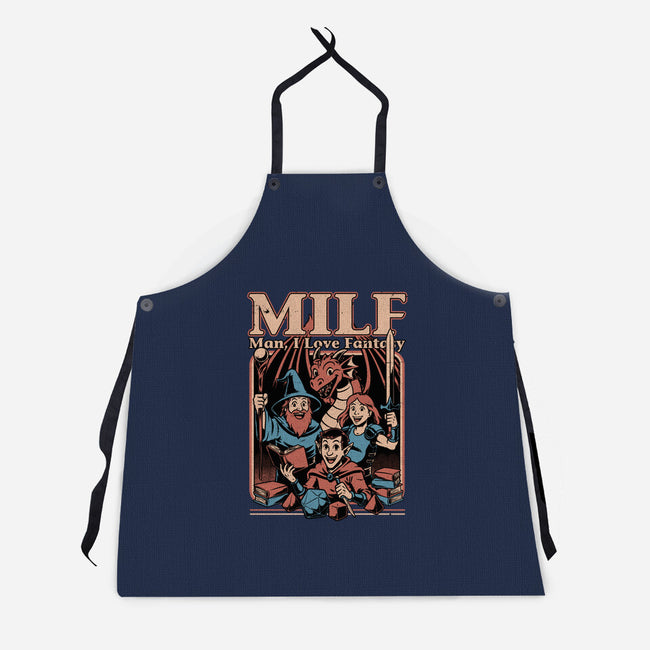 Vintage RPG Crew Joke-Unisex-Kitchen-Apron-Studio Mootant