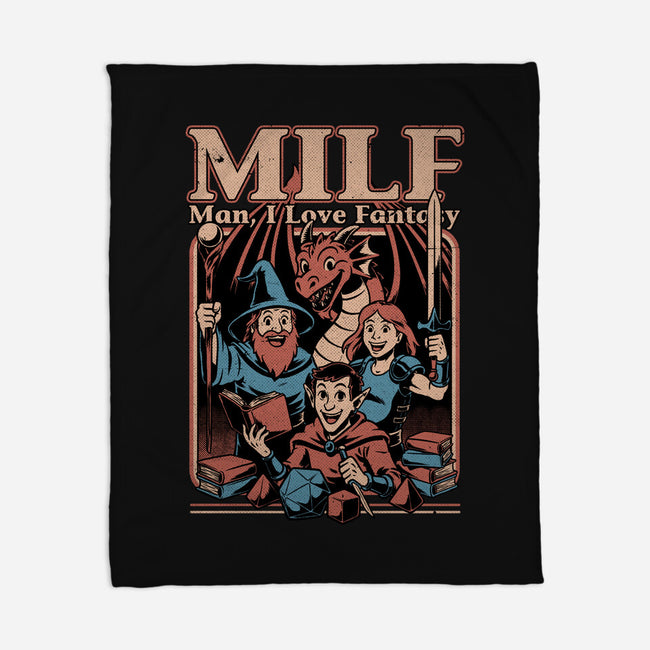 Vintage RPG Crew Joke-None-Fleece-Blanket-Studio Mootant