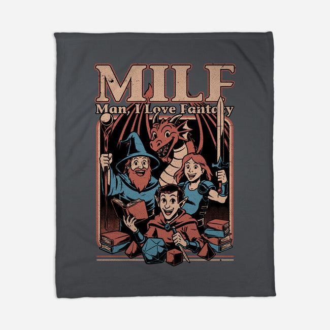 Vintage RPG Crew Joke-None-Fleece-Blanket-Studio Mootant