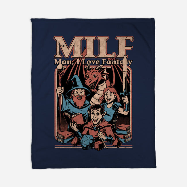 Vintage RPG Crew Joke-None-Fleece-Blanket-Studio Mootant