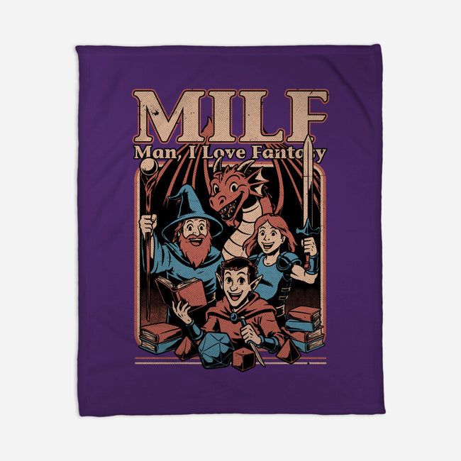 Vintage RPG Crew Joke-None-Fleece-Blanket-Studio Mootant