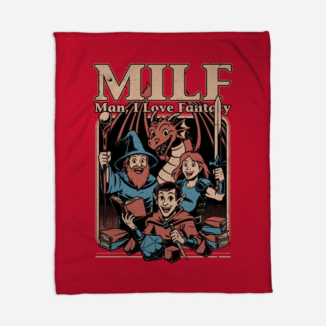 Vintage RPG Crew Joke-None-Fleece-Blanket-Studio Mootant