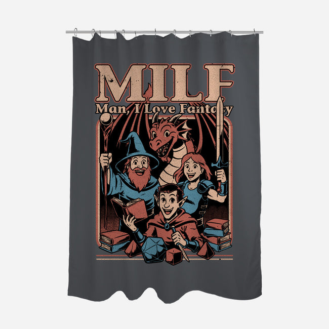Vintage RPG Crew Joke-None-Polyester-Shower Curtain-Studio Mootant