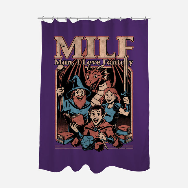 Vintage RPG Crew Joke-None-Polyester-Shower Curtain-Studio Mootant