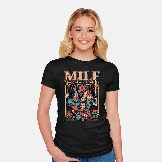 Vintage RPG Crew Joke-Womens-Fitted-Tee-Studio Mootant