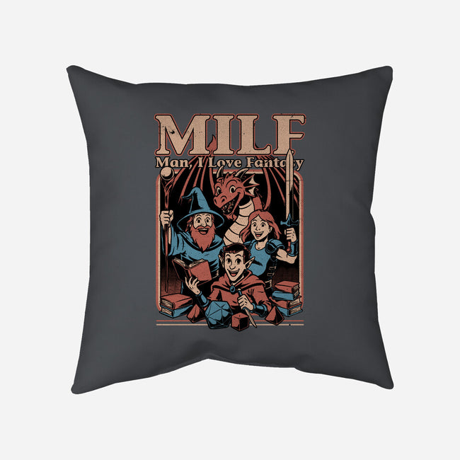 Vintage RPG Crew Joke-None-Removable Cover w Insert-Throw Pillow-Studio Mootant